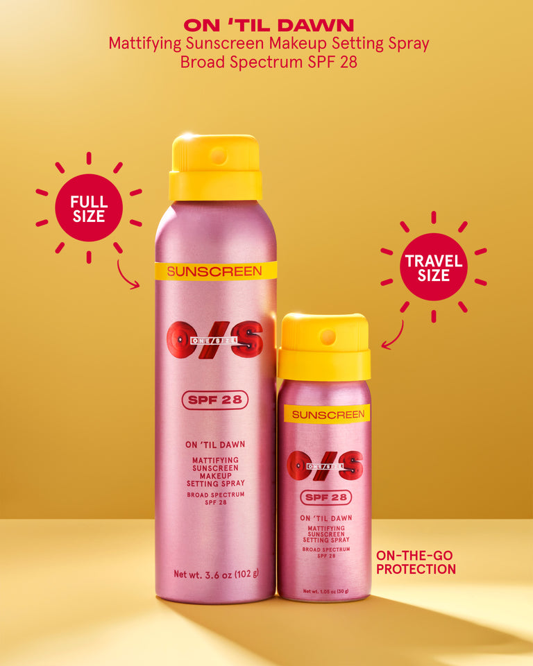 On ’Til Dawn Mattifying Sunscreen Makeup Setting Spray SPF 28 Full