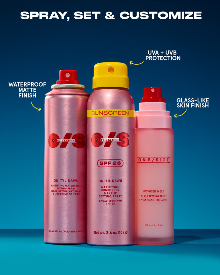 On ’Til Dawn Mattifying Sunscreen Makeup Setting Spray SPF 28 Travel-Sized