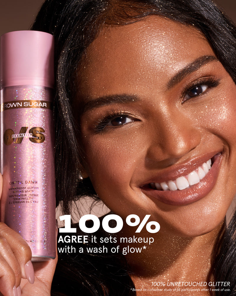 Translation missing: en.On ‘Til Dawn Waterproof Glitter Setting Spray In Brown Sugar