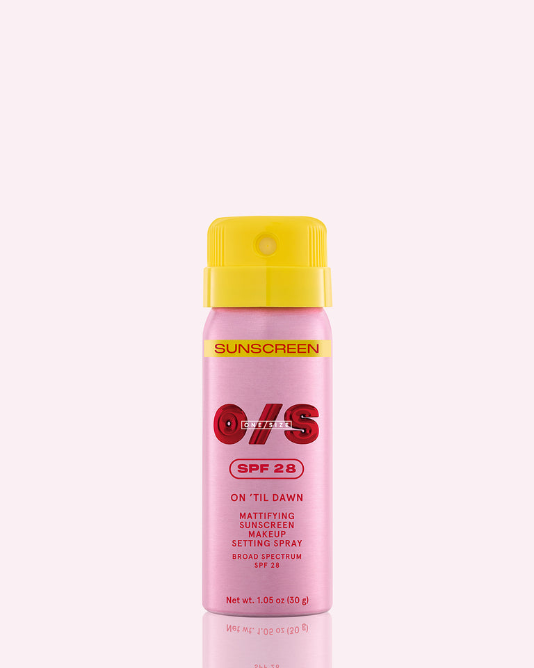 On ’Til Dawn Mattifying Sunscreen Makeup Setting Spray SPF 28 Travel-Sized