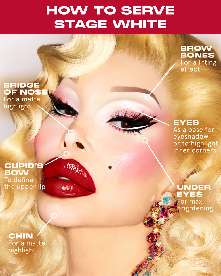 Turn Up The Base Versatile Powder Foundation - Stage White