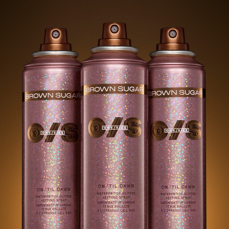 COMING SOON. LUMINOUS. LEGENDARY. LIMITED EDITION. Get on the list for On ‘Til Dawn Waterproof Glitter Setting Spray in NEW Brown Sugar. 