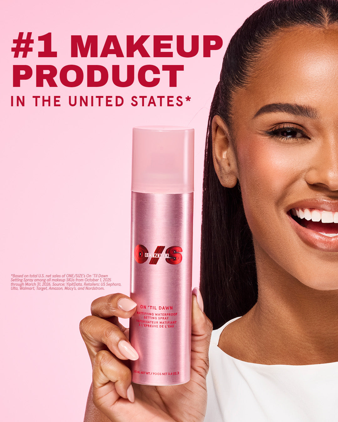 On 'Til Dawn Waterproof Setting Spray | 16-Hour Matte Hold | ONE
