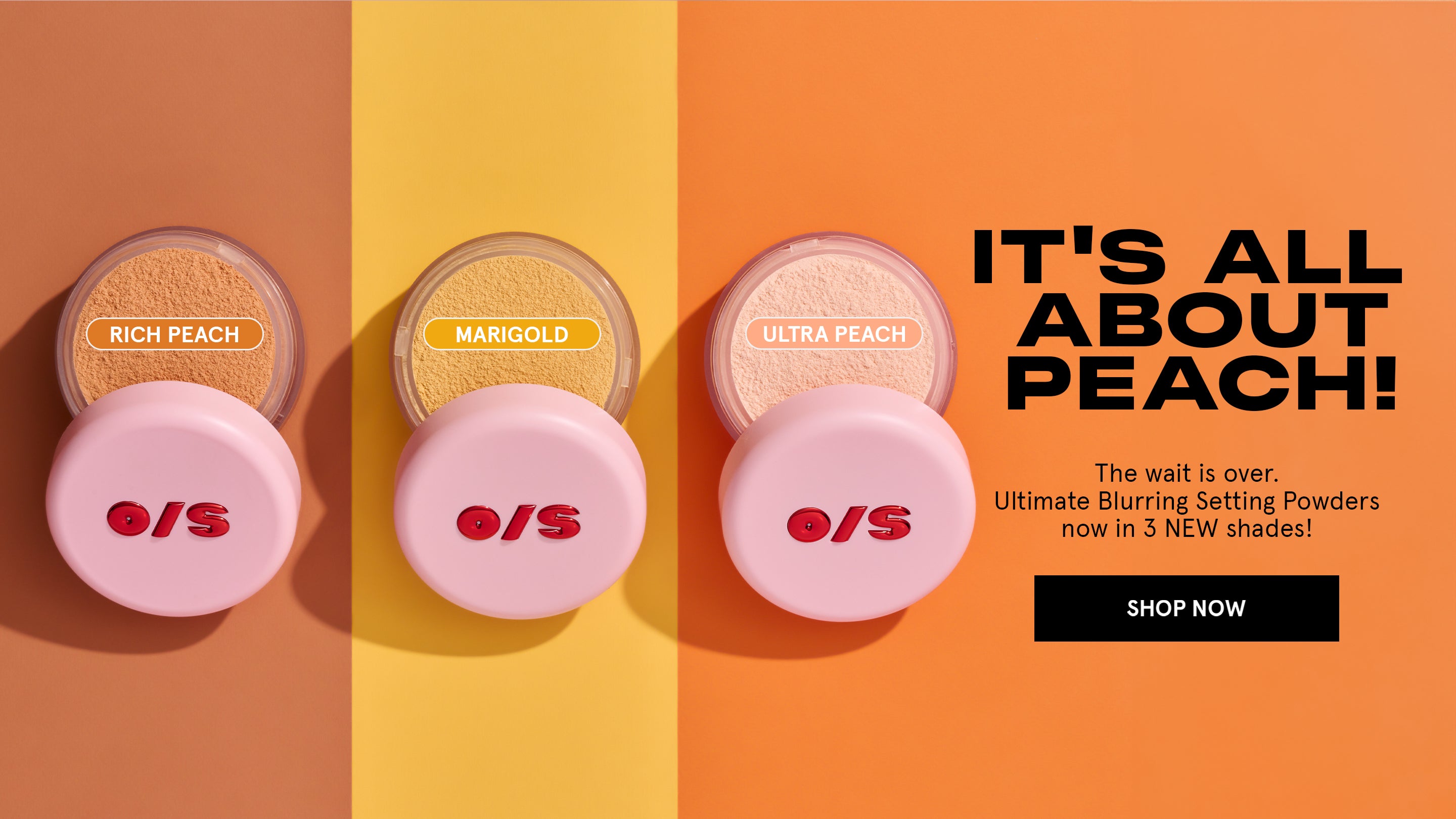 Its all about peach! Ultimate Blurring Setting Powder is now here in 3 new shades!