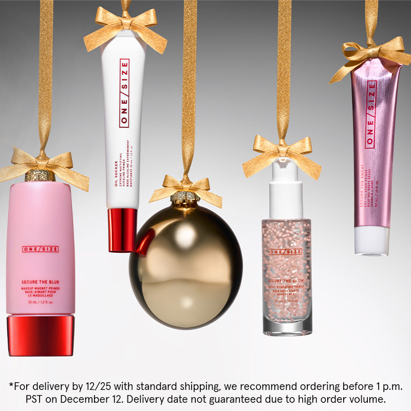 LAST CALL FOR GIFTING. Standard shipping cutoff is almost here. Order by 12/12 to get your glam in time.* *For delivery by 12/25 with standard shipping, we recommend ordering before 1 p.m. PST on December 12. Delivery date not guaranteed due to high order volume. 