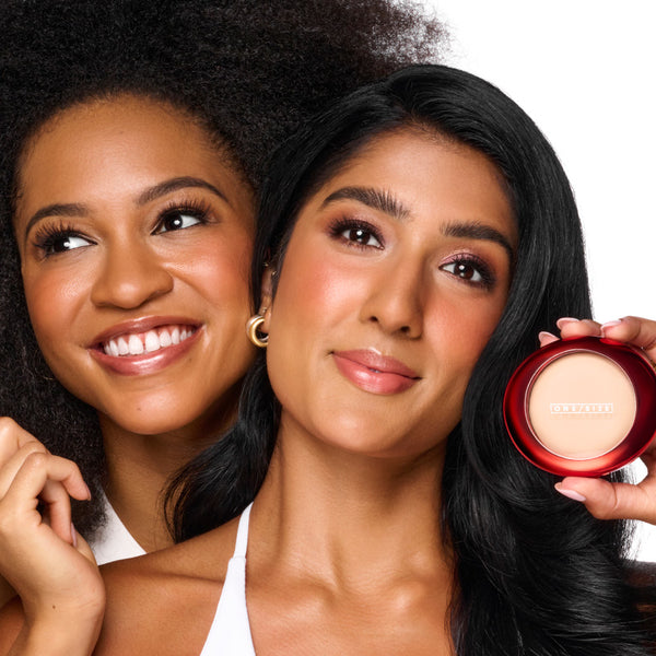 MAXIMUM BLUR. MINIMUM EFFORT. Touch up skin IRL with our luxe baked finishing powder.