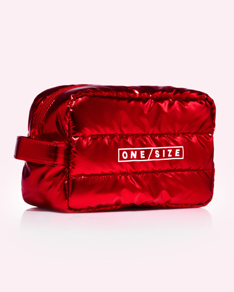 Translation missing: en.Chrome Cloud Makeup Bag in ONE/SIZE Red