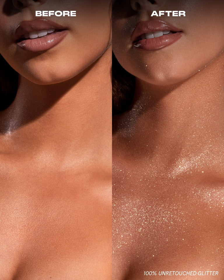 On ‘Til Dawn Waterproof Glitter Setting Spray In Brown Sugar