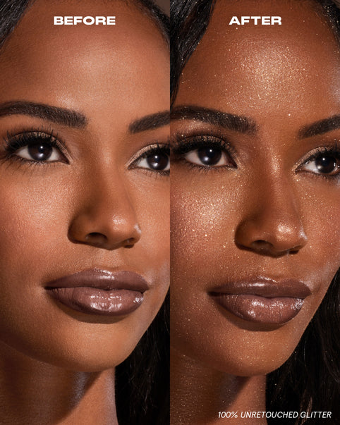 On ‘Til Dawn Waterproof Glitter Setting Spray In Brown Sugar