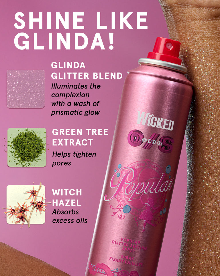 WICKED Popular Glitter Setting Spray | ONE/SIZE by Patrick Starrr