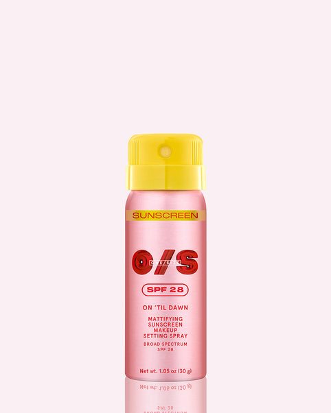 On ’Til Dawn Mattifying Sunscreen Makeup Setting Spray SPF 28 Travel-Sized