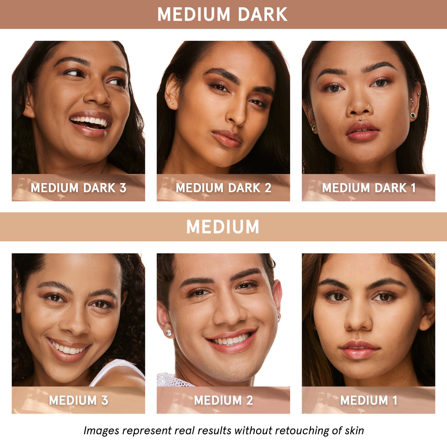 medium dark/medium shade family Zoom - 55